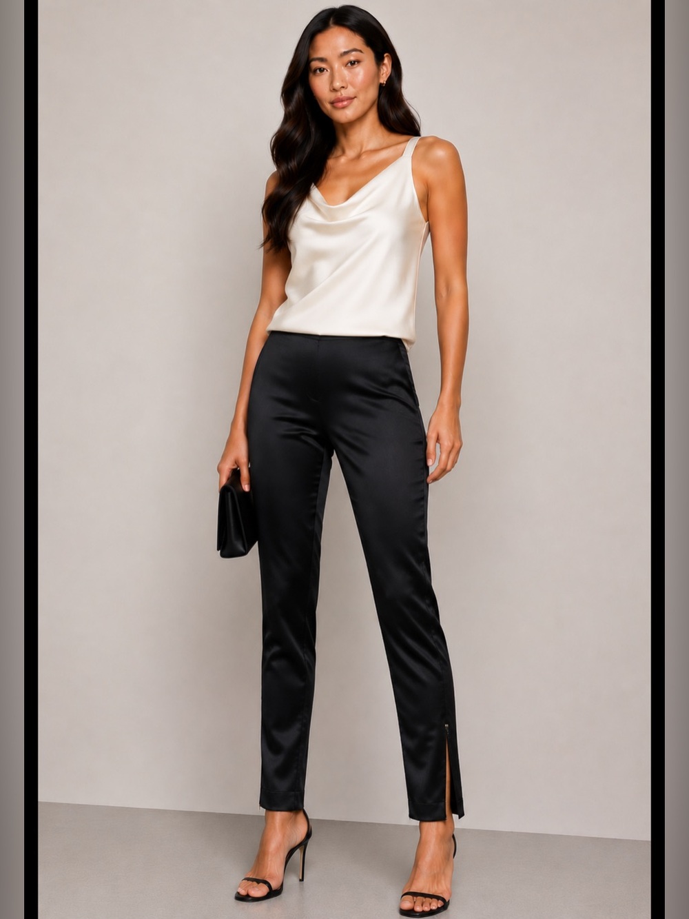 *NWT* THEORY High-shine Skinny Legging with Ankle Zippers in Black (US 4)